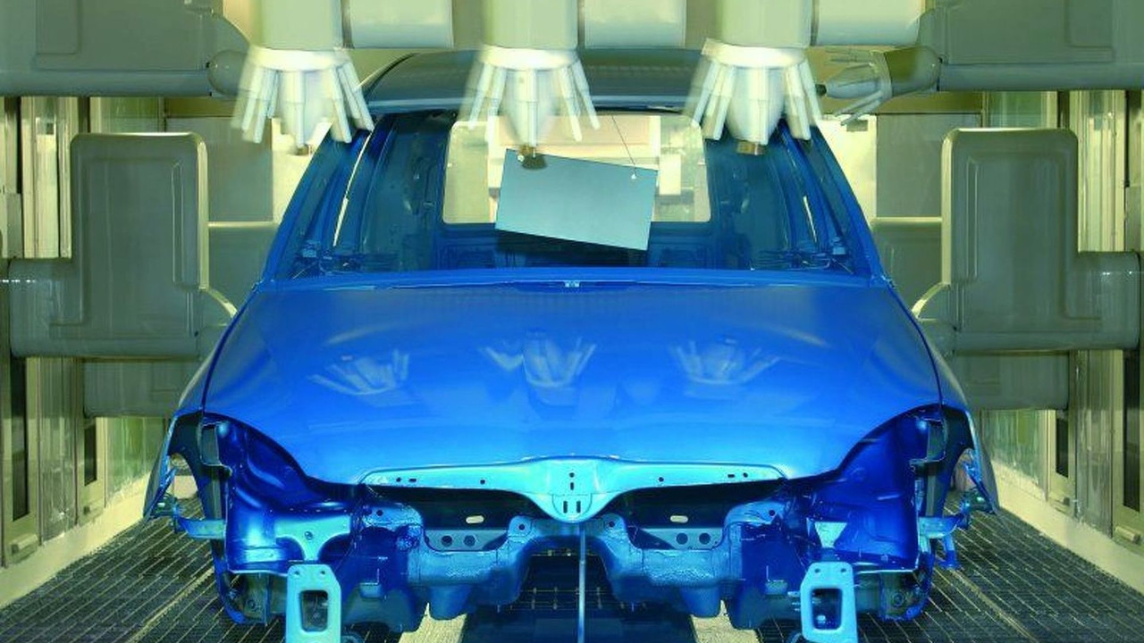 Каков процесс покраски и сборки кузова VW Polo Sedan? фото