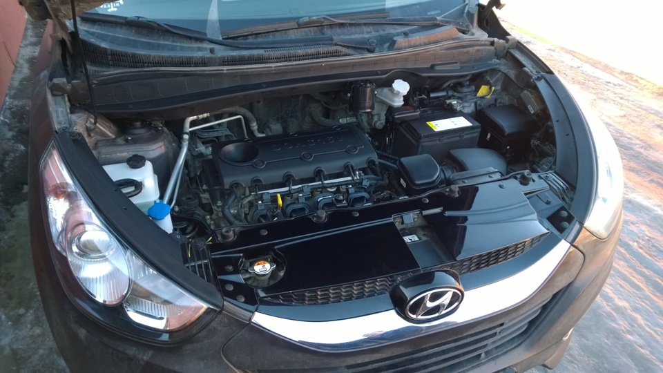 Защита двигателя и КПП Hyundai ix35 фото
