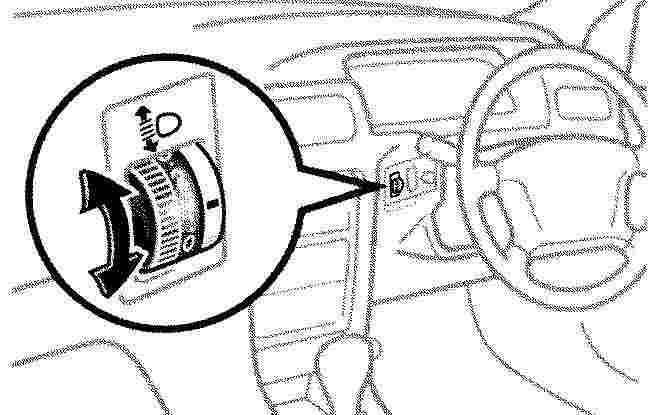 Как отрегулировать свет фар в Toyota Camry VII