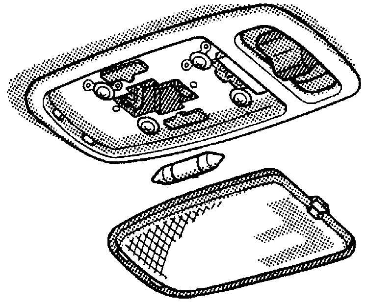 Как снять плафон освещения салона на Toyota Camry VII