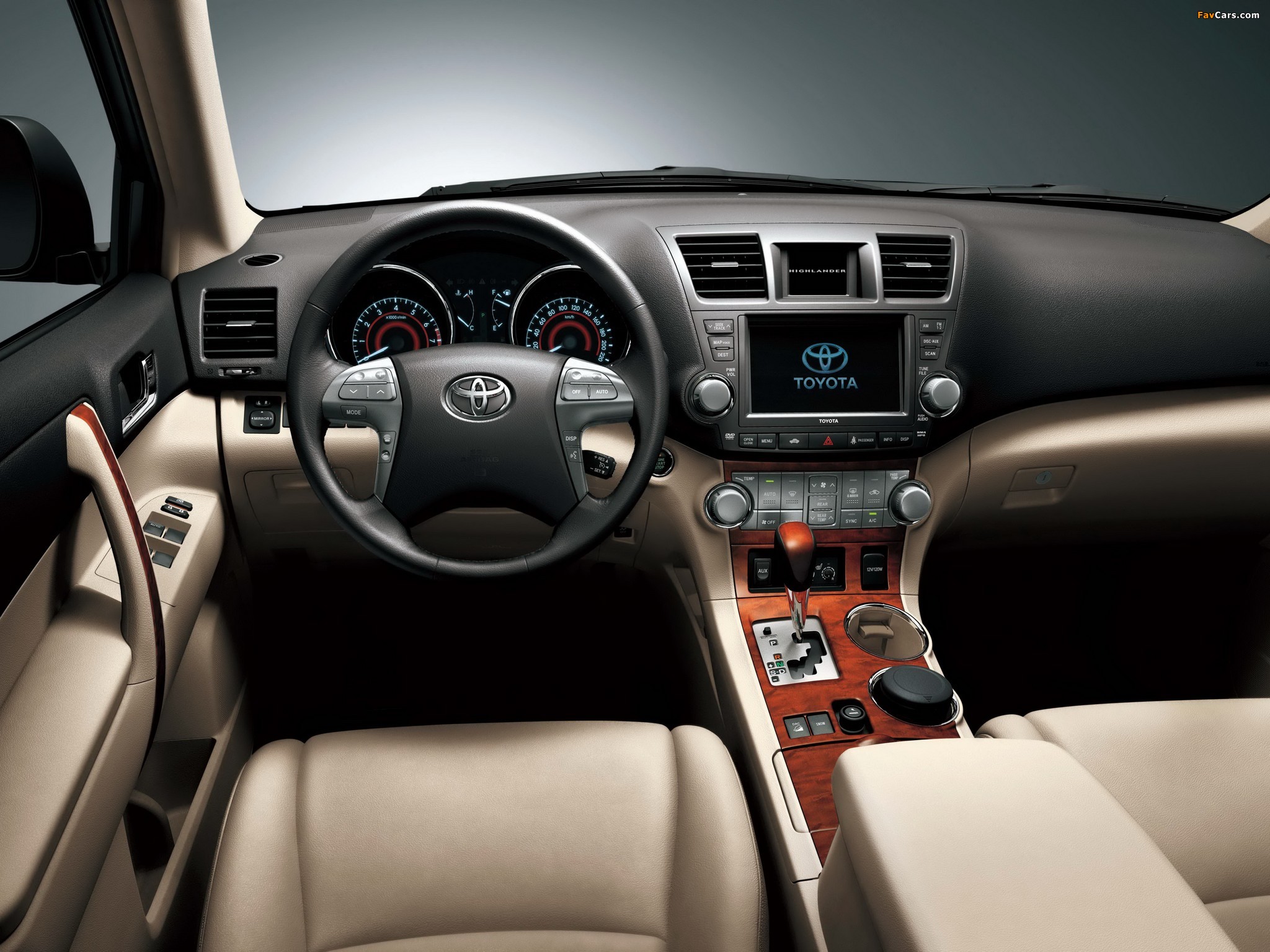 Сколько подушек безопасности в Toyota Highlander II в стандартной комплектации