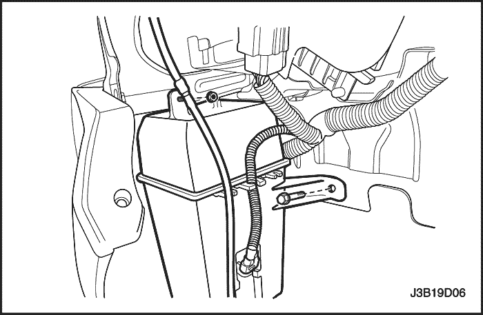 Как устанавливается обратный клапан в магистраль омывателя заднего стекла Renault Megane III фото