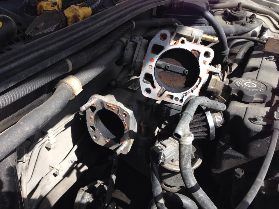 Чистка дроссельной заслонки на Honda Accord VII