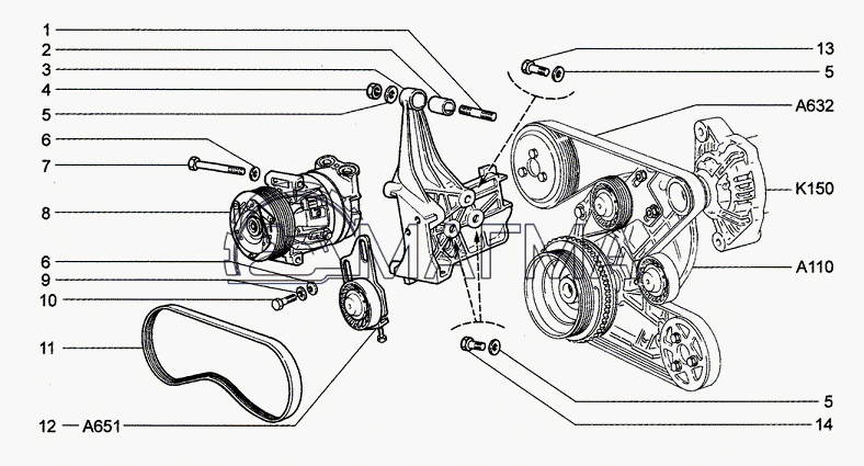 Проблемы с подводящей трубкой гидронатяжителя цепи на Chevrolet Niva и способы решения