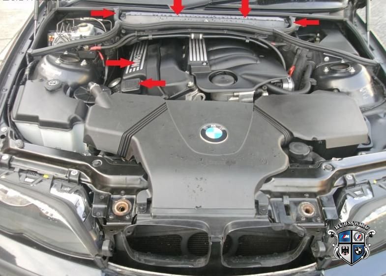 Как самостоятельно заменить в BMW 3 E46 фильтр салона фото
