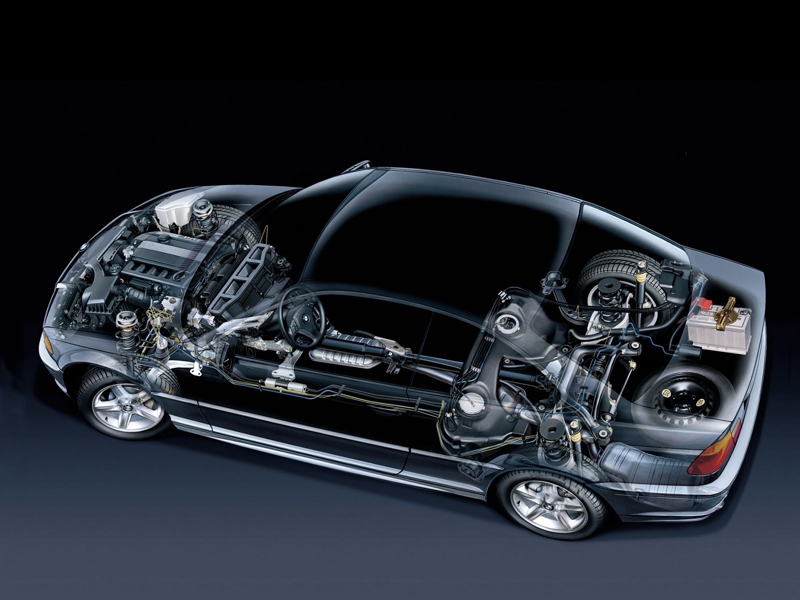 Попало масло в вакуумный усилитель тормозов BMW 3 E46 фото