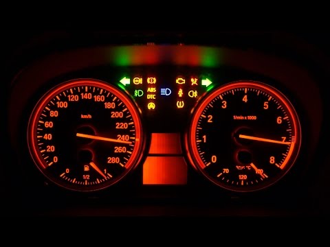 На высокой скорости в BMW 3 E46 загорелся индикатор ручника фото