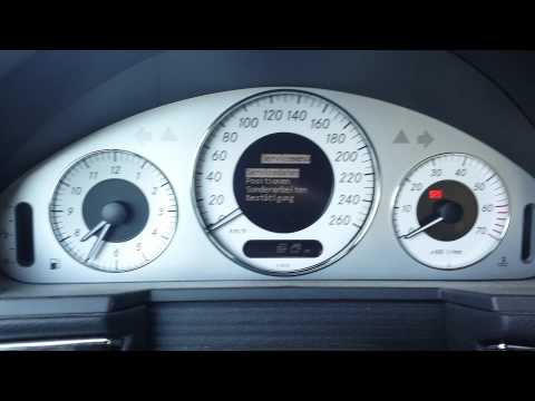 Постоянно с небольшой скоростью работает вентилятор охлаждения Mercedes E-Class (W211) фото