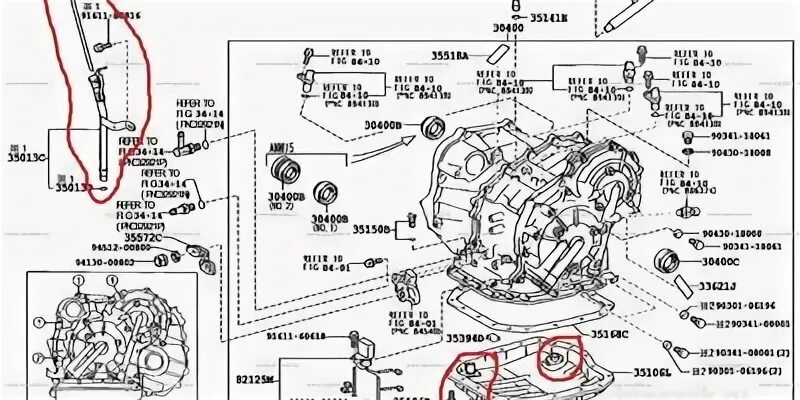 Проверка и замена жидкости в трансмиссии на Toyota Prius фото