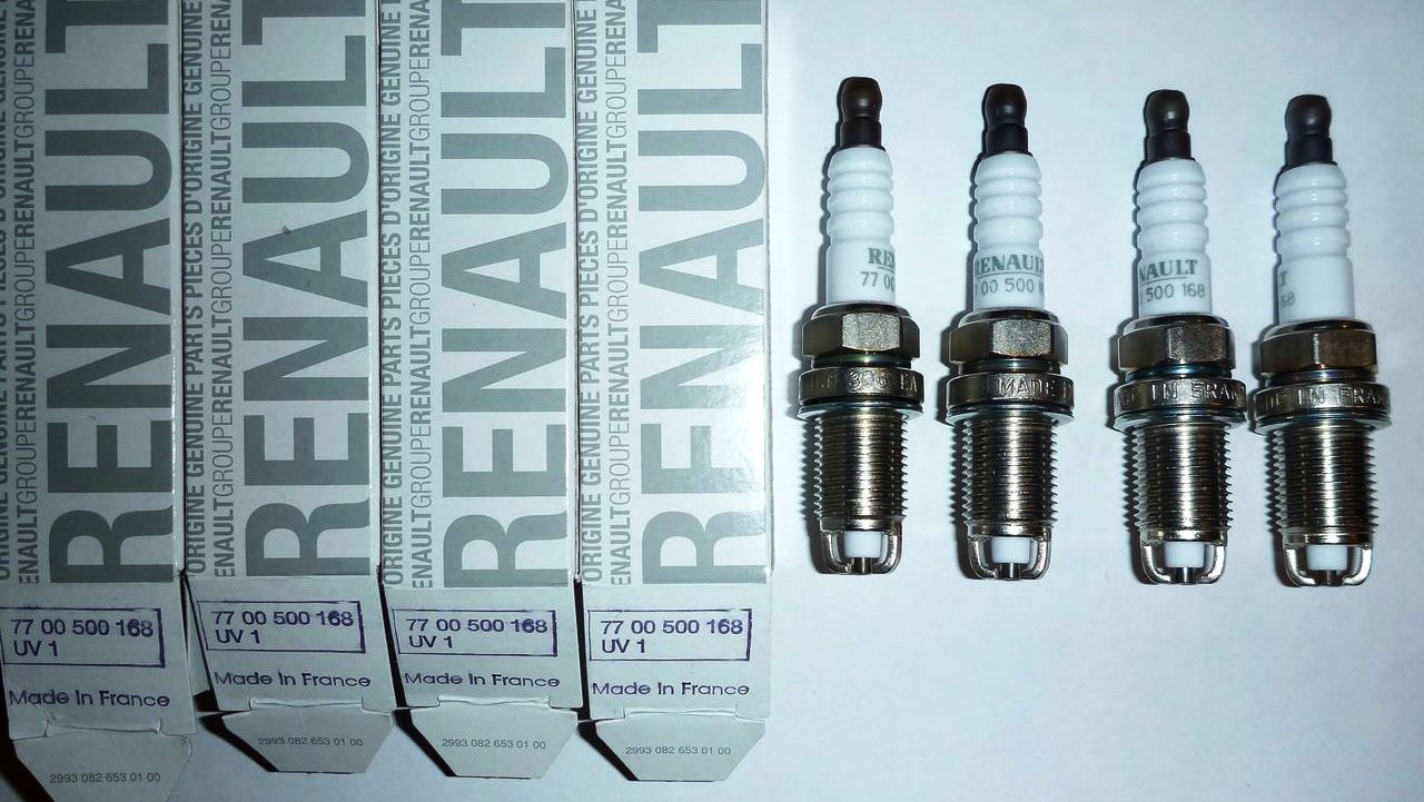 Особенности замены свечей на Renault Sandero с 16-клапанным мотором фото