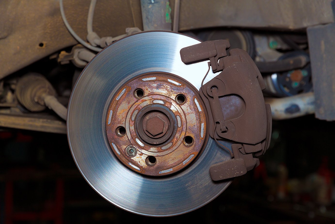 Как можно измерить износ тормозных дисков в BMW 3 E46