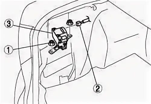 Как снять сирену штатной сигнализации на Mazda 6 I фото