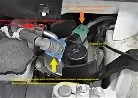Как заменить топливный фильтр на дизельном SsangYong Kyron фото